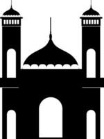 silhouette moschea illustrazione vettore elemento