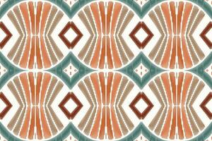 africano ikat floreale paisley ricamo su bianca sfondo.geometrico etnico orientale modello tradizionale.azteco stile astratto vettore illustrazione.disegno per trama, tessuto, abbigliamento, avvolgimento, tappeto.