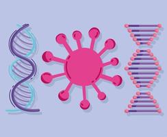 scienza coronavirus DNA vettore