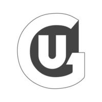 iniziale ug lettera logo vettore modello design. connesso lettera GU logo design. semplice ug vettore modello.