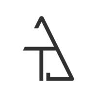 iniziale tj lettera logo vettore modello design. creativo astratto lettera jt logo design. connesso lettera jt logo design.