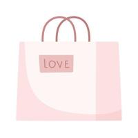 shopping bag di carta vettore