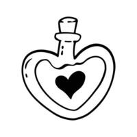 San Valentino elemento illustrazione. disegnato a mano scarabocchio San Valentino cartello e simbolo vettore