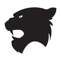 tigre testa icona logo vettore design modello