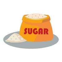 zucchero icona logo vettore design modello