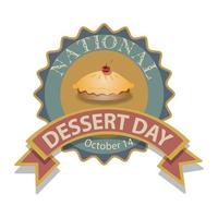 segno della giornata nazionale del dolce vettore