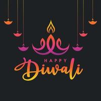 felice diwali vector icon design illustration