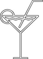 icona di vettore del cocktail