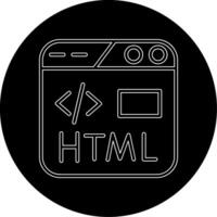 html vettore icona