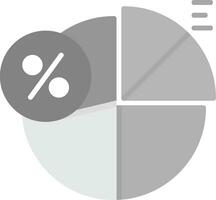 percentuale vettore icona