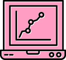 statistiche vettore icona