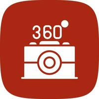 360 telecamera creativo icona design vettore