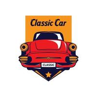 etichette vettoriali per muscle car classiche