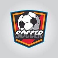 logo del calcio, logo americano, logo classico vettore