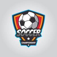 logo del calcio, logo americano, logo classico vettore