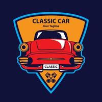 etichette vettoriali per muscle car classiche