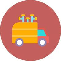 consegna camion creativo icona design vettore