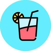 cocktail creativo icona design vettore