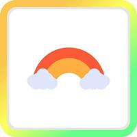 arcobaleno creativo icona design vettore