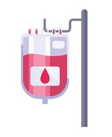 sacca per donazione di sangue vettore