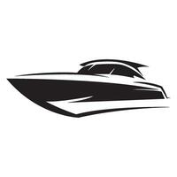 barca icona logo vettore design modello