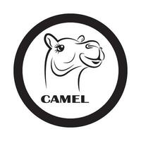 cammello icona logo vettore design modello