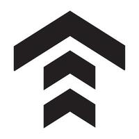 freccia icona logo vettore design modello