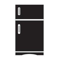 frigorifero icona logo vettore design modello
