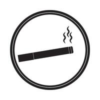 sigaretta icona logo vettore design modello