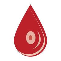 sangue icona logo vettore design modello