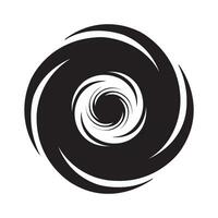 vortice icona logo vettore design modello