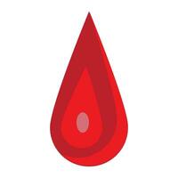 sangue icona logo vettore design modello