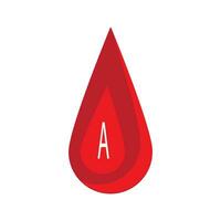 sangue icona logo vettore design modello