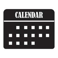 calendario icona logo vettore design modello