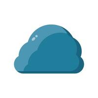 nube icona vettore o logo illustrazione stile