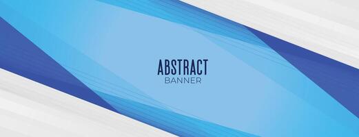 attività commerciale presentazione bandiera design nel blu colore vettore
