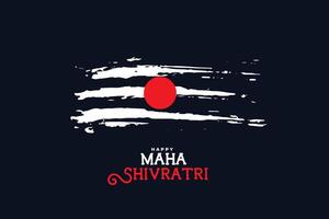 signore shiva tika sfondo per maha shivratri Festival vettore