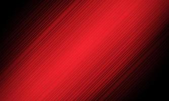 linee rosse astratte velocità dinamica su sfondo nero vettore
