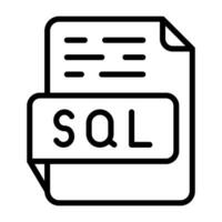 sql vettore icona