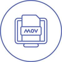 mov file vettore icona