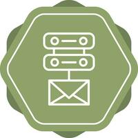 e-mail server vettore icona