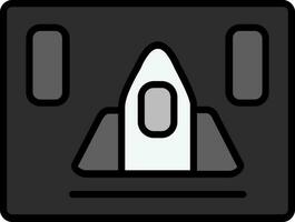 icona di vettore del razzo