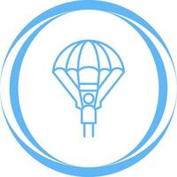 paracadutista vettore icona