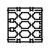 fotonica quantistico tecnologia linea icona vettore illustrazione