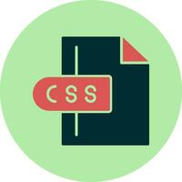 css file vettore icona