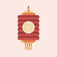 Cinese nuovo anno Cinese lanterna vettore illustrazione nel piatto design stile
