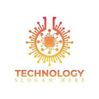 vettore logo per aziendale identità, tecnologia, biotecnologia, Internet, sistema, artificiale intelligenza e computer. tecnologia logo design vettore modello.