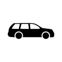 icona dell'auto in stile piatto icona del traffico semplice vettore