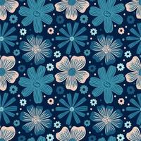 seamless pattern flowers.fashion stampa di textile.vintage disegno floreale vettore