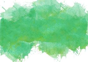 Sfondo acquerello dipinto a mano colorato. Pennellate di acquerello verde. Struttura astratta dell&#39;acquerello e sfondo per il design. Priorità bassa dell&#39;acquerello su carta ruvida. vettore